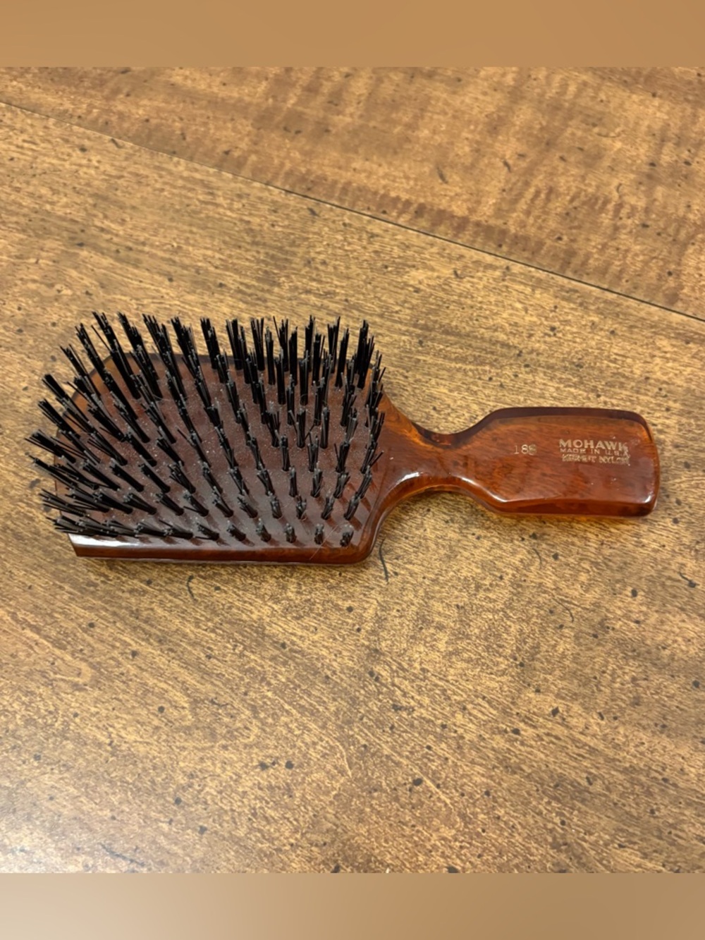Vintage Mohawk Hair Brush Bristle Paddle Head Styling Brush #189